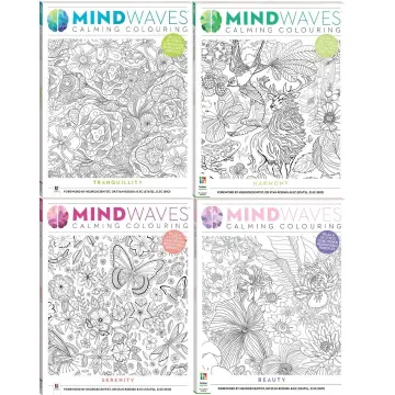 Mindwaves Colouring Nature Daydreams Carry Case - Kits - Adult