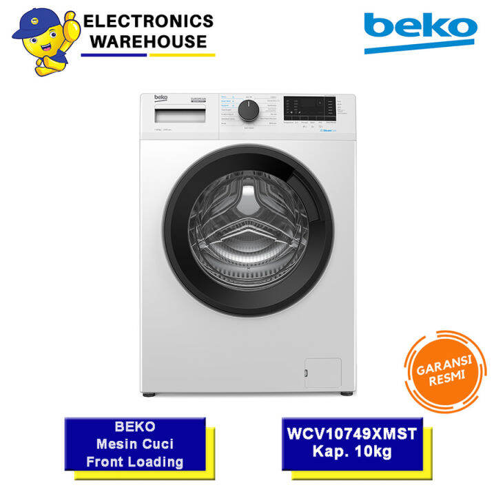 BEKO Mesin Cuci Front Loading 10 Kg Inverter WCV10749XMST *Khusus ...