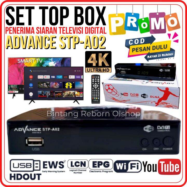 Set Topbox Tv Digital Advance STB Set Top Box TV Digital Receiver ...