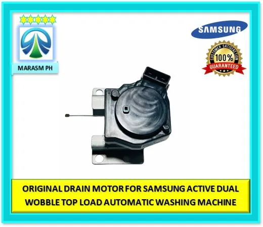 ORIGINAL DRAIN MOTOR FOR SAMSUNG ACTIVE DUAL WOBBLE TOP LOAD AUTOMATIC ...