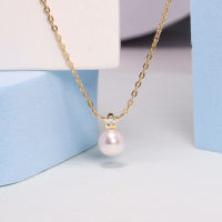 Grace Fine Jewelry สร้อยคอทองแท้ 9K Akoya Pearl with Star