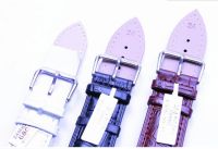 ۞¤ 1pcs High quality 24MM genuine leather Watch band watch strap - 3 color available - 31616
