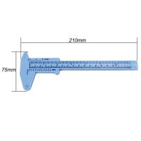 【❉HOT SALE❉】 yaoxianxi87811472 Urijk ไม้บรรทัดวัดเวอร์เนียคาลิปเปอร์พลาสติกขนาดเล็ก150มม. 6นิ้ว1ชิ้นเครื่องมือวัดไมโครมิเตอร์เวอเนียวัดขนาดของดิจิตอลสีขาวเทา