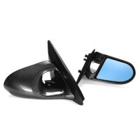 Manual Adjustable Spoon Style Side View Mirror 2X Car Side Door Mirror Rearview Mirror Assembly Manually Adjustable Side View Mirror for Honda Civic EG 2Dr 1992-1995 A