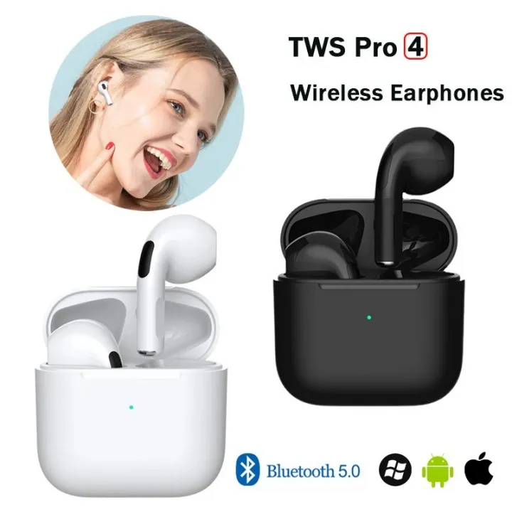 InPods Pro 4 TWS Bluetooth Wireless Earphone Headphone HiFi Stereo ...