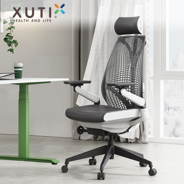 xuti-rise-ergonomic-chair-เก้าอี้ทำงานเพื่อสุขภาพ-ปรับระดับได้ทุกส่วน-มีที่รองรับศรีษะ