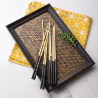 Stainless Steel Chop stick Black Gold Korean Chopsticks Metal Chopstick Sushi Japan Dinnerware Restaurant Flatware 2510pairs