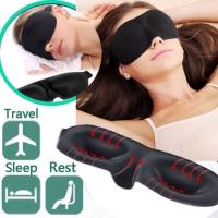 Travel 3D Soft Padded Shade Cover Rest Relax Sleeping Blindfold Eye Sleep Mask