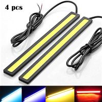 4 pcs New 17cm LED COB Daytime Running Light Waterproof DC12V Car Light Source Parking Fog Bar Lamp strip