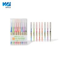 Deli (เดลี่) ปากกาเจลสี 8 สี Gel pen 8 Colors 0.5mm. CS-8623