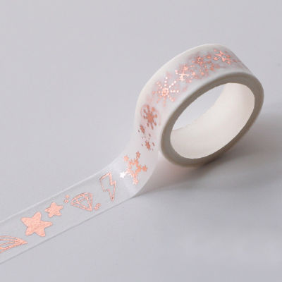 【▼Hot Sales▼】 shang815558 ชุดเทปกาว Washi สำหรับไดอารี่สมุดภาพรูปดาวพระจันทร์กระดาษกาววัสดุอุปกรณ์การเรียนของโรงเรียนสติกเกอร์ตกแต่ง