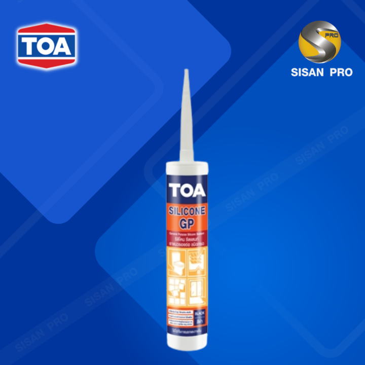 TOA Silicone Sealant GP ทีโอเอ ซิลิโคน ซีลแลนท์ จีพี ชนิดกรด 280 ml