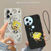 bjh✒☼  Anime Sponge-bobS Note 12 11T 11S 11E 10S 10T 10 Rope Funda Cover