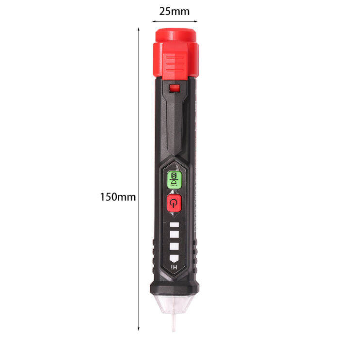 habotes-ปากกาทดสอบแรงดันไฟฟ้า-ac-เครื่องวัดแบบไม่สัมผัส12-ht90-v-เต้าเสียบไฟฟ้า1000