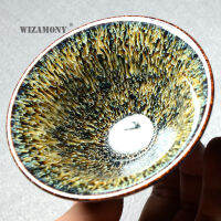 HOT!!!!WIZAMONY New 1PCS jingdezhen Heaven Eyes tea red glaze Chinese Porcelain Traditional Skill Gentle Teacup Tea Set Bowl