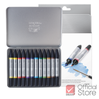 Winsor&amp;Newton ปากกา ปากกามาร์คเกอร์ ชุุดมาร์คเกอร์สีน้ำ 12 สี จำนวน 1 ชุด