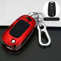 = {: Soft TPU Flip Folding Key Skin Shell Auto Remote Key Case Cover Holder For Buick 2017 Verano อุปกรณ์จัดแต่งทรงผม