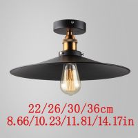 ZZOOI Vintage Ceiling Lamp Retro Loft Ceiling Chandelier Light for Living room decoration 22/26/30cm Indoor Lighting Fixtures