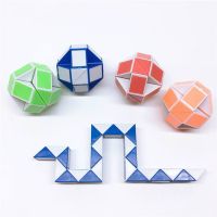 3D Magic Snake Ruler Decompression Toys Antistress Cube Twist Snake Transformable Educational Puzzle Toys For Kids Autism Ease