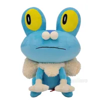 ตุ๊กตาหนานุ่มตุ๊กตาโปเกมอน Froakie ขนาด27ซม. ของแท้หมอนตุ๊กตาการ์ตูน Pikachu น่ารักตุ๊กตาของเล่น Charizard หมอนเศษผ้าของขวัญสำหรับตุ๊กตาเด็กวันเกิด