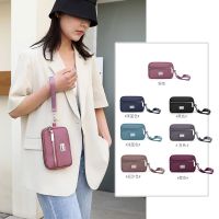 Fashionable All-Match Womens Clutch Bag Korean Version Casual Mother Bag Large-Capacity Travel Bag Texture Wear-Resistant Nylon Small Square Bag Leis 【AUG】