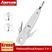 AMPCOM Krone Punch Down Tool, Multifunction Krone KD