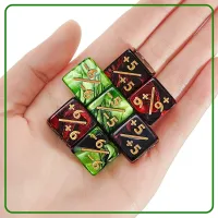 【LZ】 10 pçs/set mais e menos dados dois-cor energia dados placa acessórios do jogo brinquedos educativos operação dados matemática pré-escolar