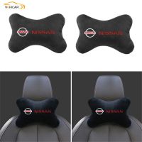 VEHICAR 1PC Car Cushion Headrest For NISSAN NISMO Neck Protector Driver Care Auto Accessories Cars Interior Decoration Seat Cushions