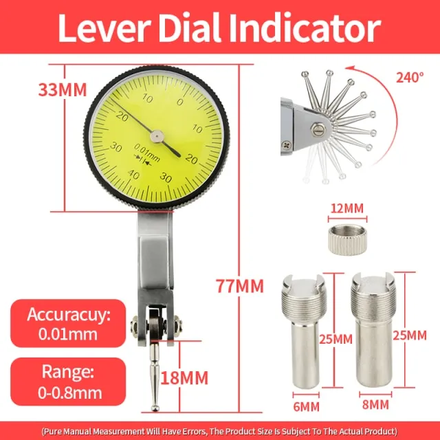 Measuring Probes Lever Dial Indicator Electric Holder Stand
