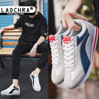 Laochra รองเท้าเดินกลางแจ้ง Cortez รองเท้าผ้าใบผู้ชายสำหรับผู้ชายรองเท้าใส่สบายระบายอากาศได้รองเท้าลำลองไม่ลื่น