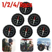 1-8pcs 45mm Portable Handheld Mini Compass Pocket Size Outdoor Camping Gear Adventure Survival Accessory Pointing Guide Tools