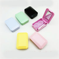 Women Girl Color Contact Lens Cases Travel Kit Contact Lenses Case Box Candy Colour Contact Lenses Container with Lens Tweezers