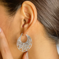 Sterling silver filigree hoops | Egyptian hoops | Bohemian hoops | Silver jewelry | Round hoops | Silver ear hoops | E850