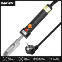 NANWEI 220 V 150W 50 °C ~ 350 °C ปรับจอแสดงผลดิจิตอลอุณหภูมิปรับคงที่อุณหภูมิเหล็กขนาดเล็กในครัวเรือนเดินทางหนังกำจัดริ้วรอยเตารีดขนาดเล็ก