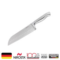 มีดซันโตกุสแตนเลส มีดสแตนเลส มีดครัว มีดทำครัว NIROSTA SANTOKU KNIFE STAR (17.5/31CM) Barcode	4008033418324