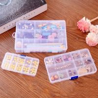 15/28 Grid Plastic Empty Storage Box Nail Art Accessories Tools Display Box Case Jewelry Earrings Ring Box Storage Box