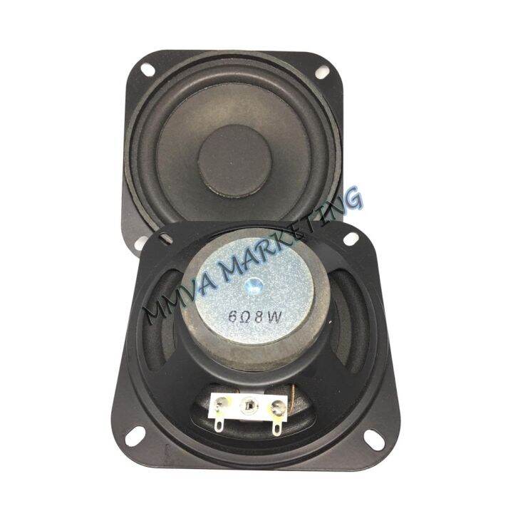 Antel Subwoofer Speaker 4x4 inches Square 6OHMS 8W 4 Holes Lazada PH