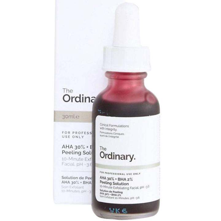 10 Minute Exfoliating Face The Ordinary Aha 30 Bha 2 Peeling Solution 30ml Specification 2783