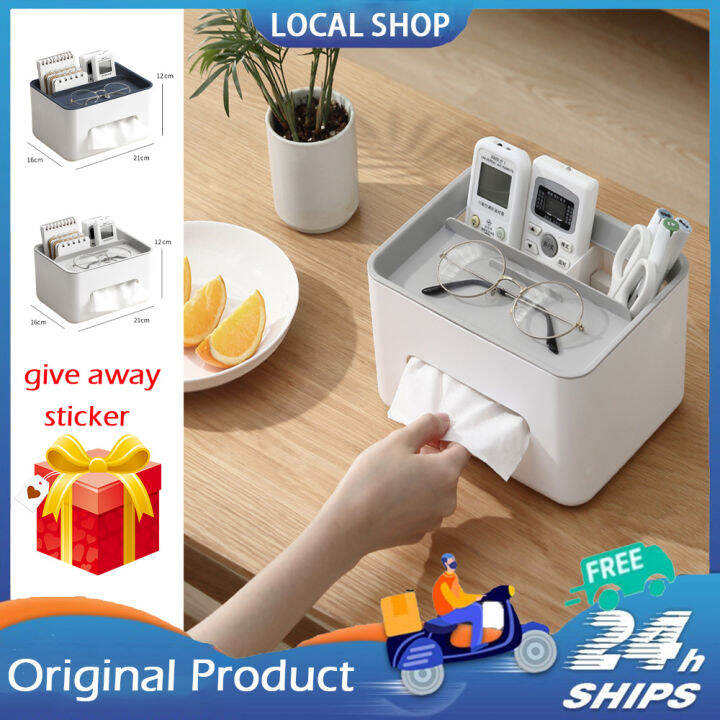 Tissue storage box multifunctional desk storage pen holder coffee table