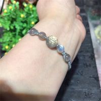 13Mm Natural Labradorite Stone Bracelet For Women Lady Men Wealth Crystal Crafted Beads Moonstone Gemstone Strands AAAAA