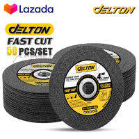 (50 ใบ) DELTON ใบตัดเหล็ก สแตนเลส 4 นิ้ว 1.0 mm อย่างดี FAST CUT รุ่น DT-FASTC-988 (50 ใบ) ใบตัด สำหรับ หินเจียร 4 นิ้ว