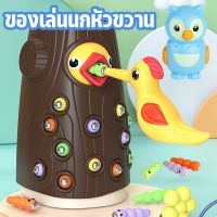 【CANDIES.】ของเล่นนกหัวขวาน สัตว์ นก แบบแม่เหล็ก นกฮูก จับหนอน ของเล่นเสริมการเรียนรู้เด็ก