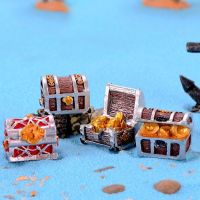 Miniature Treasure Chest Micro landscape Garden Ornament DIY Home Decoration Dollhouse Decorations