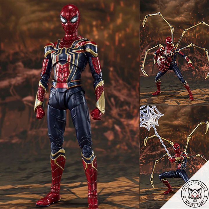 Mô hình Hot Toys VGM38 SpiderMan Iron Spider Armor tỉ lệ 16  2DBeat  Figure Store
