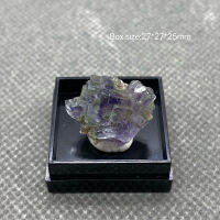 100 Natural China Yao Gang Xian Fluorite Crystal Rough Quartz + Size: 27*27*25Mm