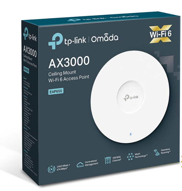 tp-link-eap653-ax3000-ceiling-mount-dual-band-wi-fi-6-access-point-ของแท้-ประกันศูนย์-lifetime-warranty