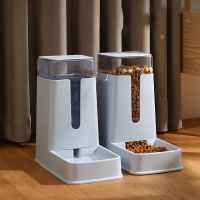 Cat Automatic Feeder Water Dispenser Large Capacity Wet and Dry Separation Dog Food Container Drinking Water Bowl Pet Supplies