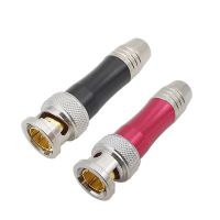 Head Monitoring Soldering BNC Q9 Coaxial Cable Jumper Video Core Copper 75-5 Connector SDI HD Plug Male BNC Plated Gold