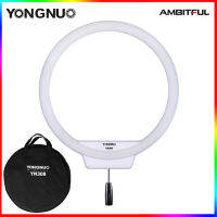 YongNuo YN308 Selfie แหวนไฟ3200K ~ 5500K อุณหภูมิสี Bi-Color LED รีโมทไฟแบบไร้สาย CRI95พร้อมที่จับ Grip