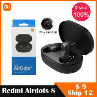 Original Xiaomi Redmi Airdots S TWS Wireless Earphone Bluetooth 5.0 AI Control Gaming Headset With Mic Noise Reduction Headphone